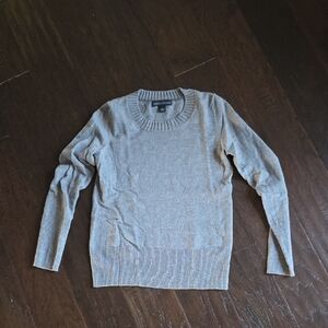 Banana Republic Women's Merino Gray Crewneck Sweater